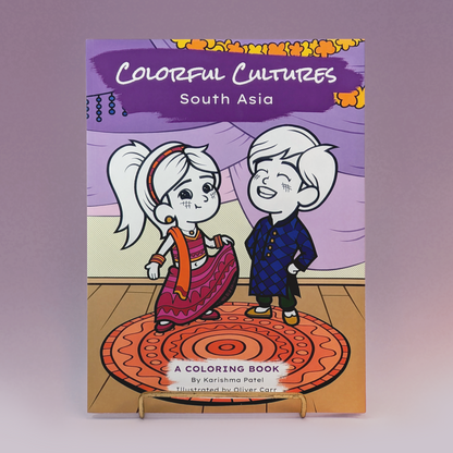 Colorful Cultures: South Asia Coloring Book