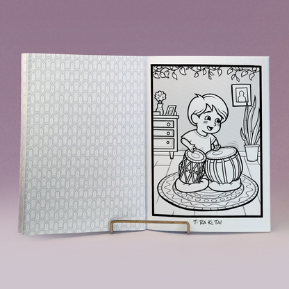 Colorful Cultures: South Asia Coloring Book
